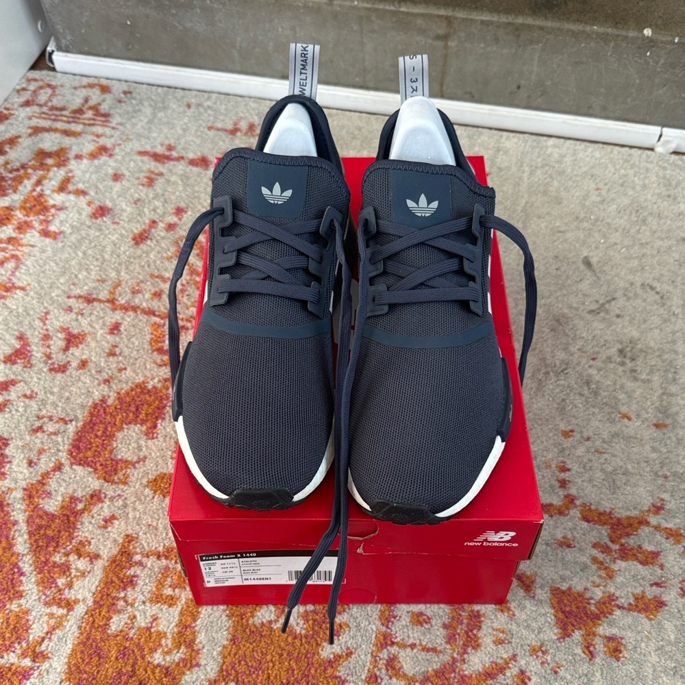 Adidas Originals Men's NMD_R1 Navy Blue Sneakers